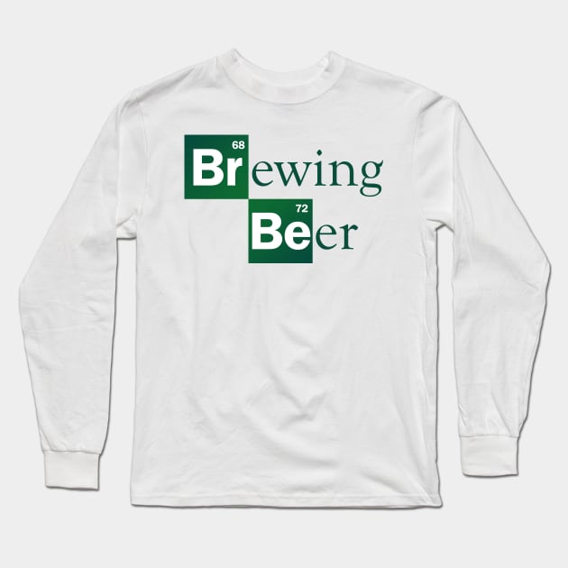 Brewing Beer Long Sleeve T-Shirt by MarceloMoretti90